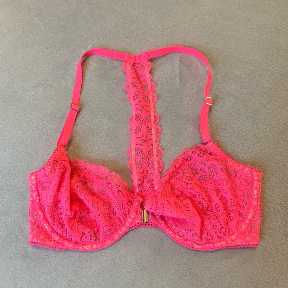 NWOT Victorias Secret 32D Dream Pink Unlined Demi